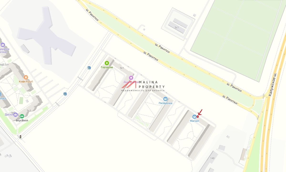 Аренда торгового помещения на улице Гренадерской