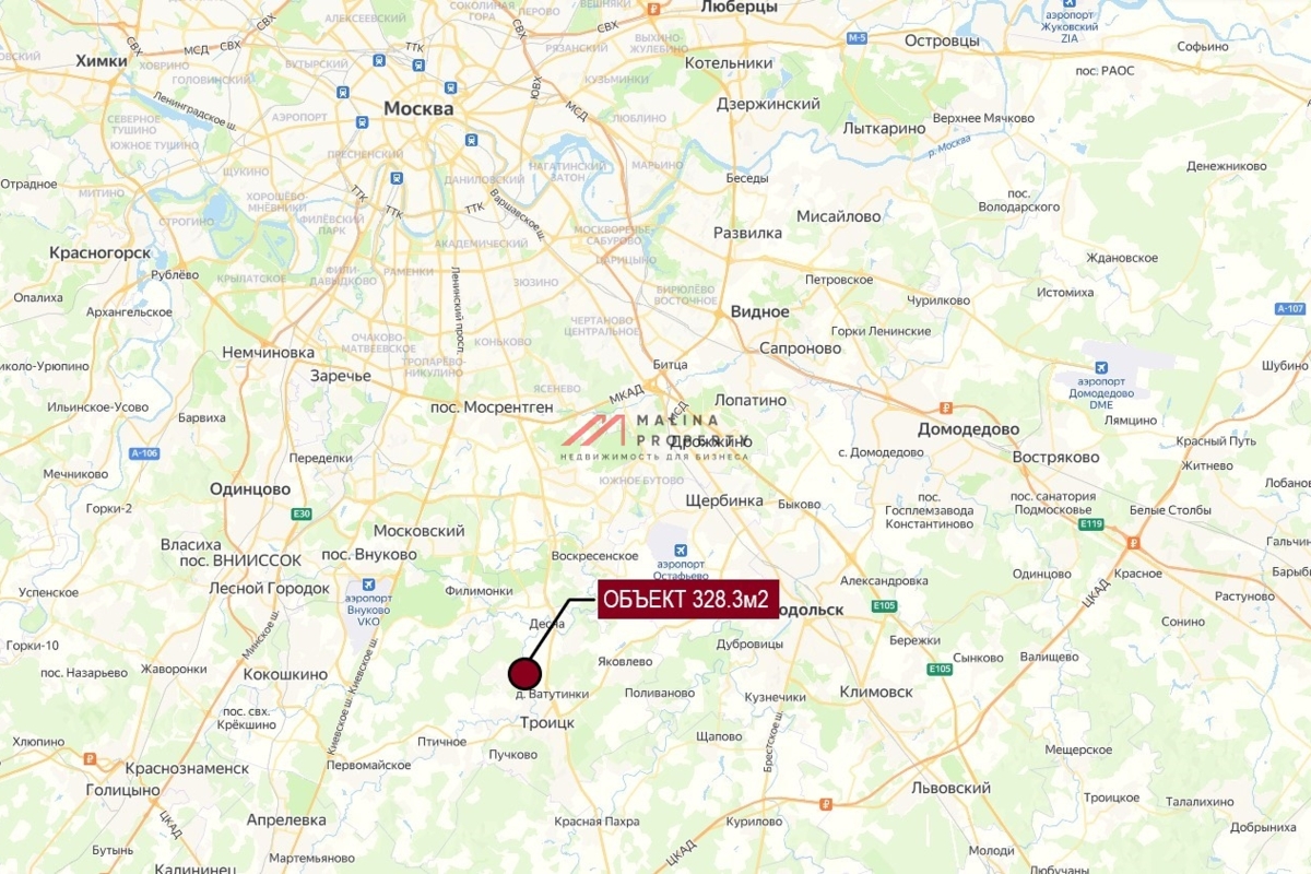 Аренда коммерческого помещения в ЖК "Russian Design District"