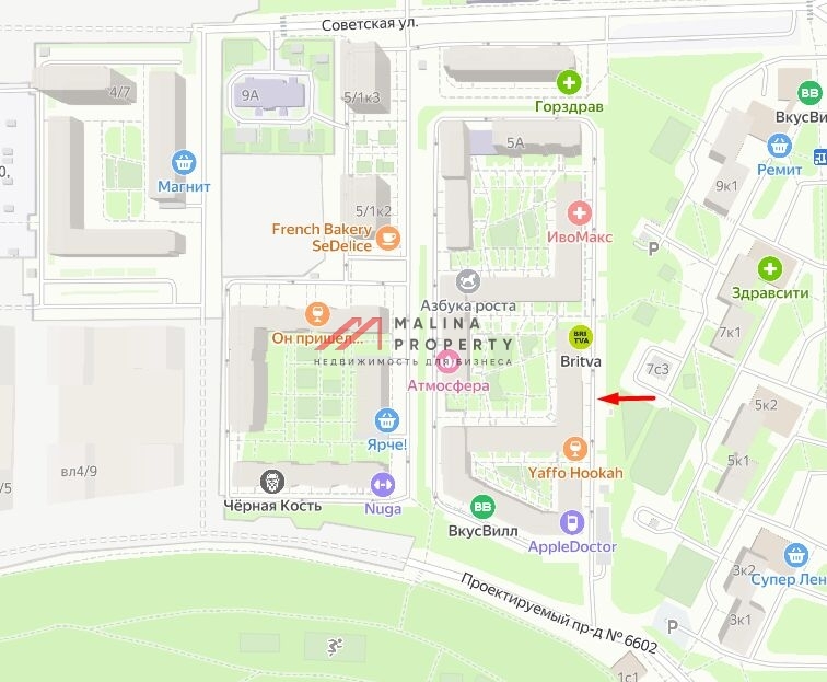 Продажа торгового помещения в ЖК Измайловский 11