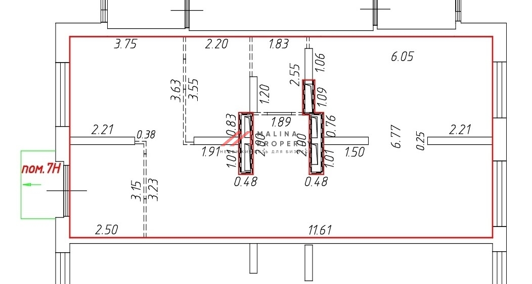 Продажа торгового помещения в ЖК Горки Парк