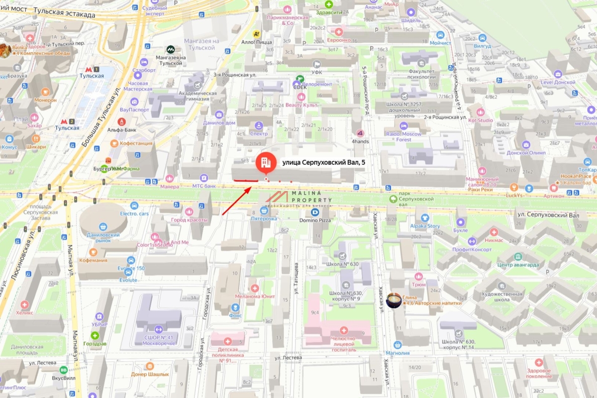 Аренда торгового помещения на Серпуховском Валу