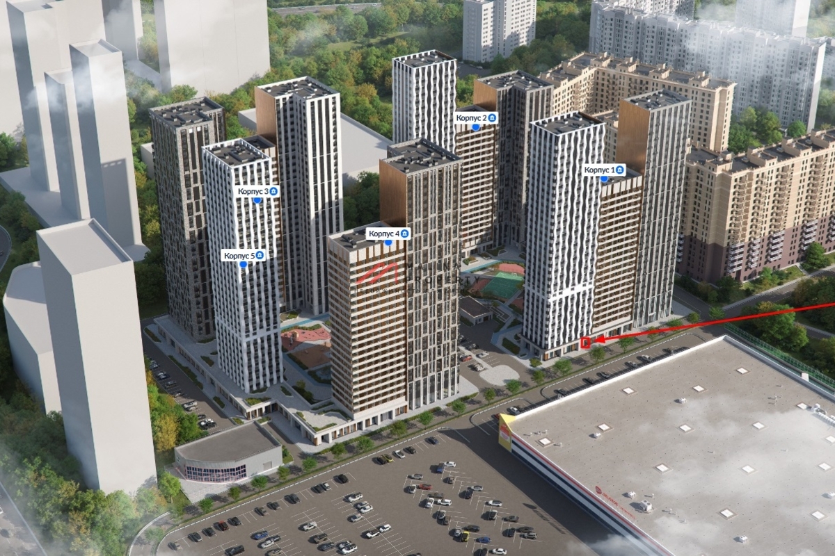 Продажа торгового помещения в ЖК "Дюна" 