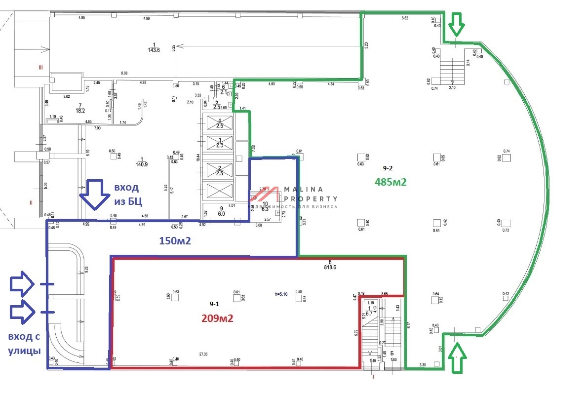 Аренда торгового помещения у  метро Тульская
