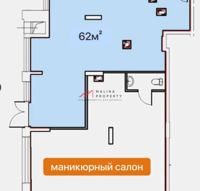 Аренда торгового помещения в ЖК Скандинавия 