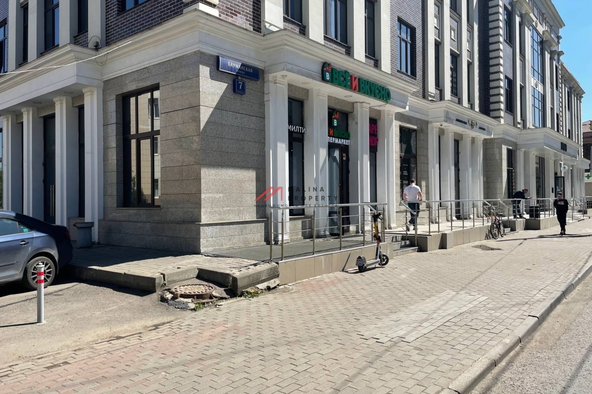 Продажа торгового помещения с арендатором на Бауманской