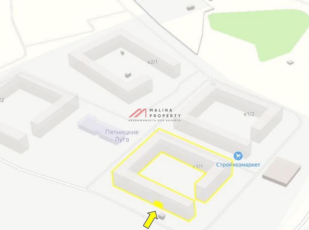 Продажа помещения с арендатором магазин "Винлаб"