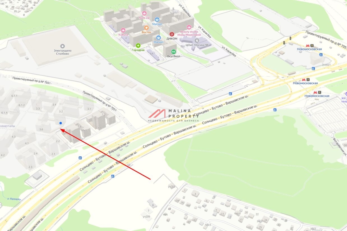 Продажа торгового помещения в жилом комплексе Дзен кварталы 