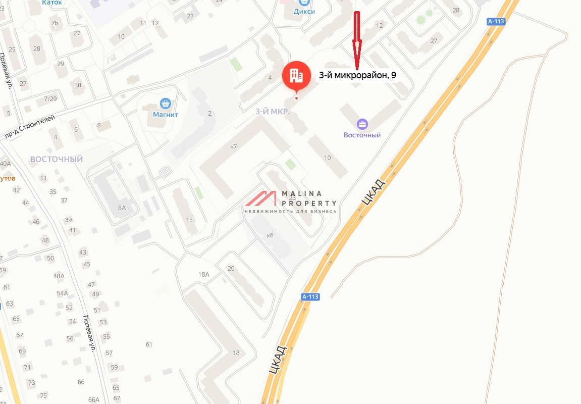 Аренда торгового помещения в ЖК "Восточный"