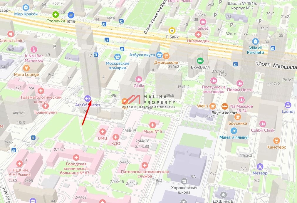 Продажа торгового помещения в ЖК Welton park