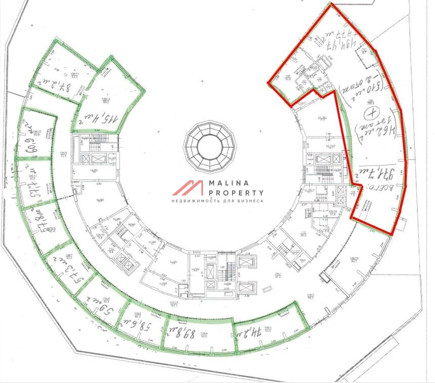 Продажа торгового помещения в ЖК Парк Рублево 