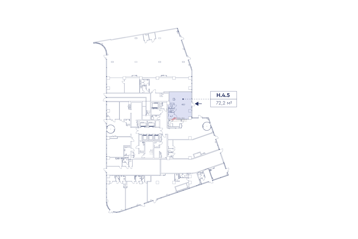 Продажа торгового помещения в ЖК Мираполис