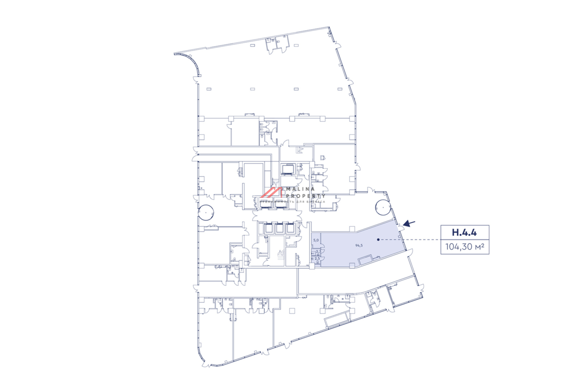 Продажа торгового помещения в ЖК Мираполис
