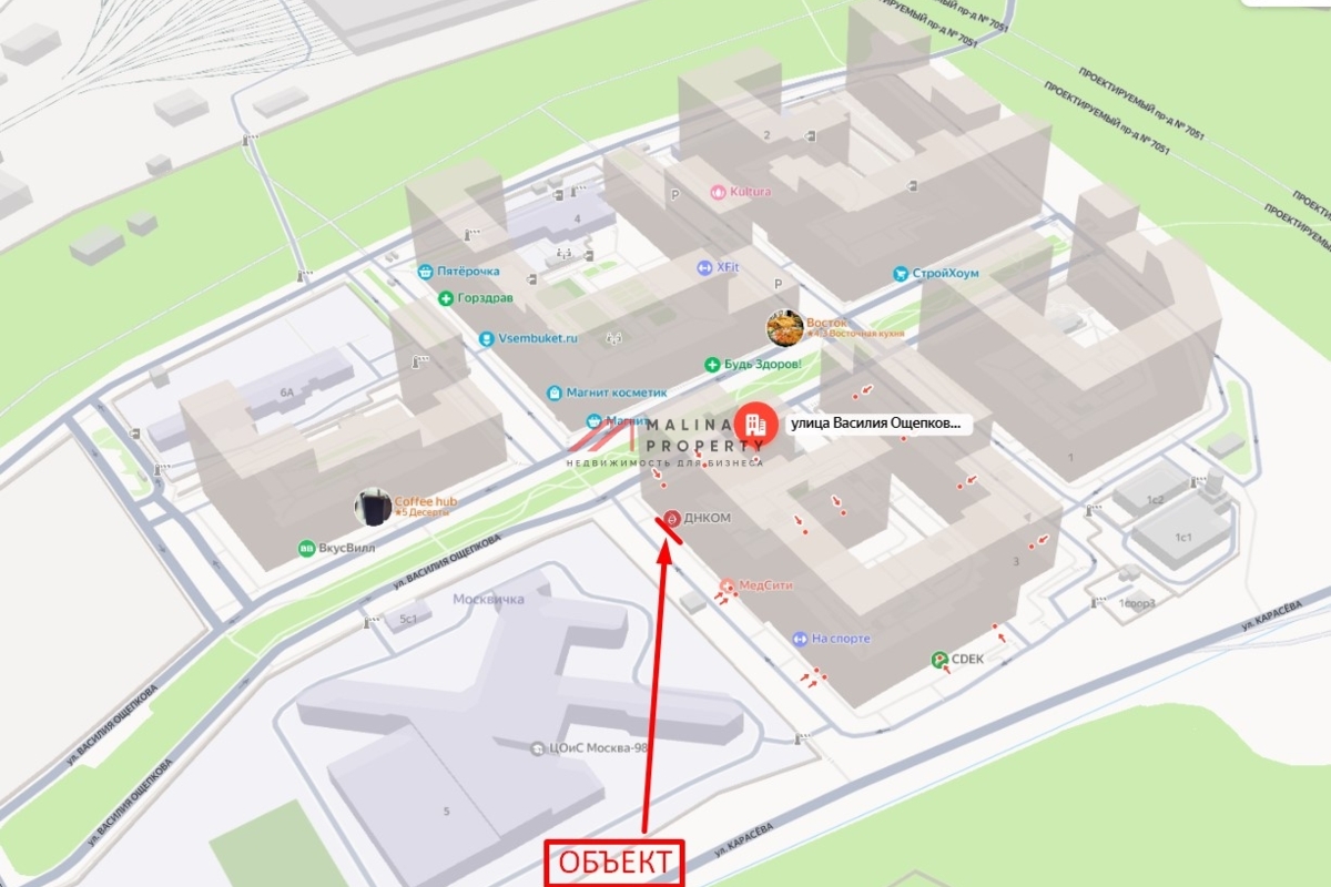 Продажа торгового помещения в ЖК "Москвичка"