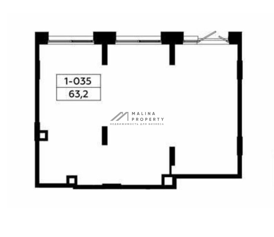 Аренда торгового помещения в ЖК "Бунинские кварталы"