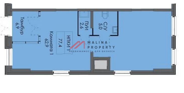 Аренда торгового помещения в ЖК "Яуза Парк" 