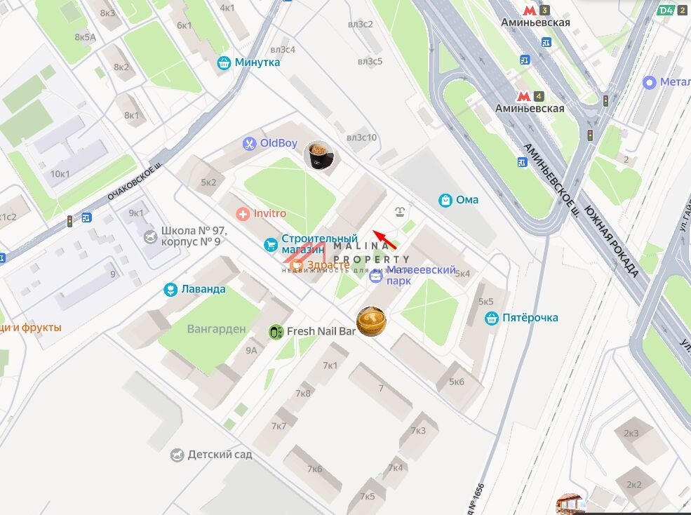 Аренда торгового помещения в ЖК "Матвеевский парк"