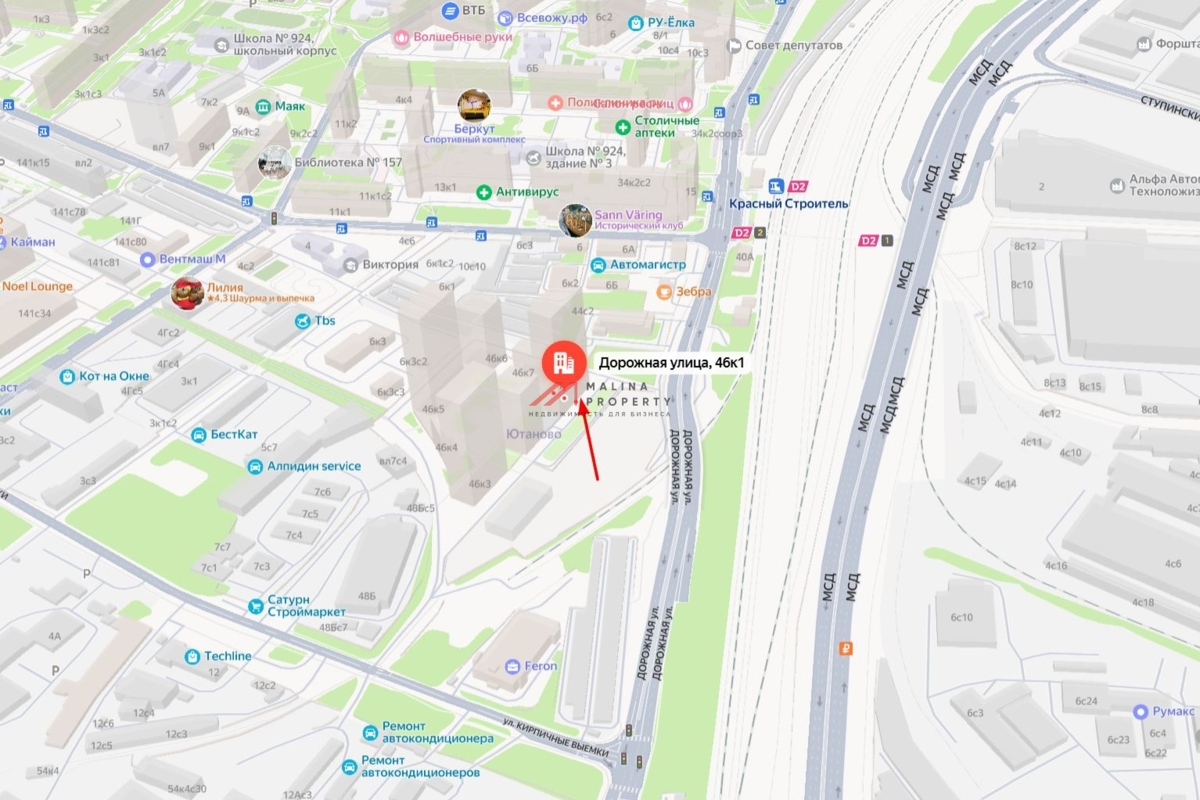 Аренда торгового помещения ЖK Ютаново