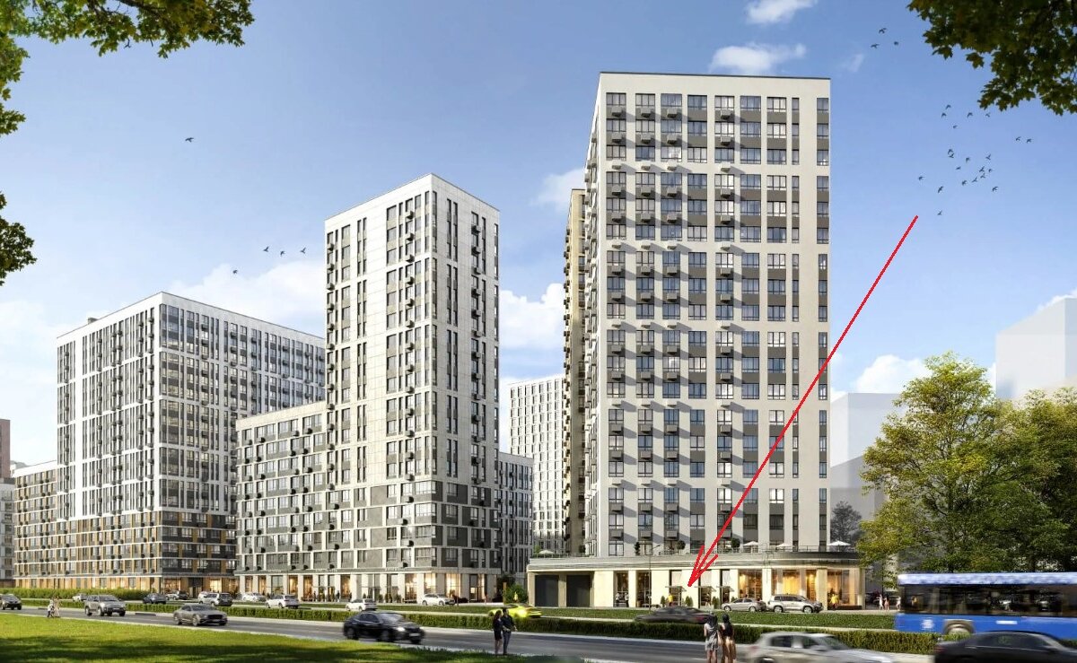 Продажа помещения в ЖК Бунинские кварталы