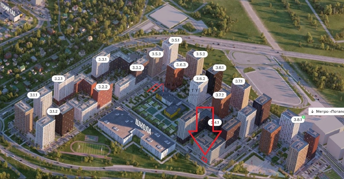 Аренда торгового помещения в ЖК Бунинские Луга 