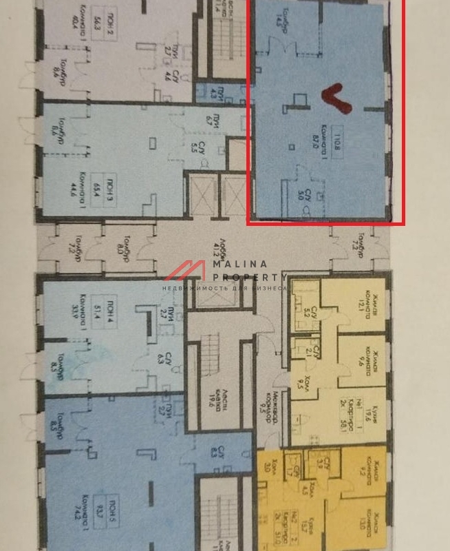 Аренда торгового помещения в ЖК "Holland park" 