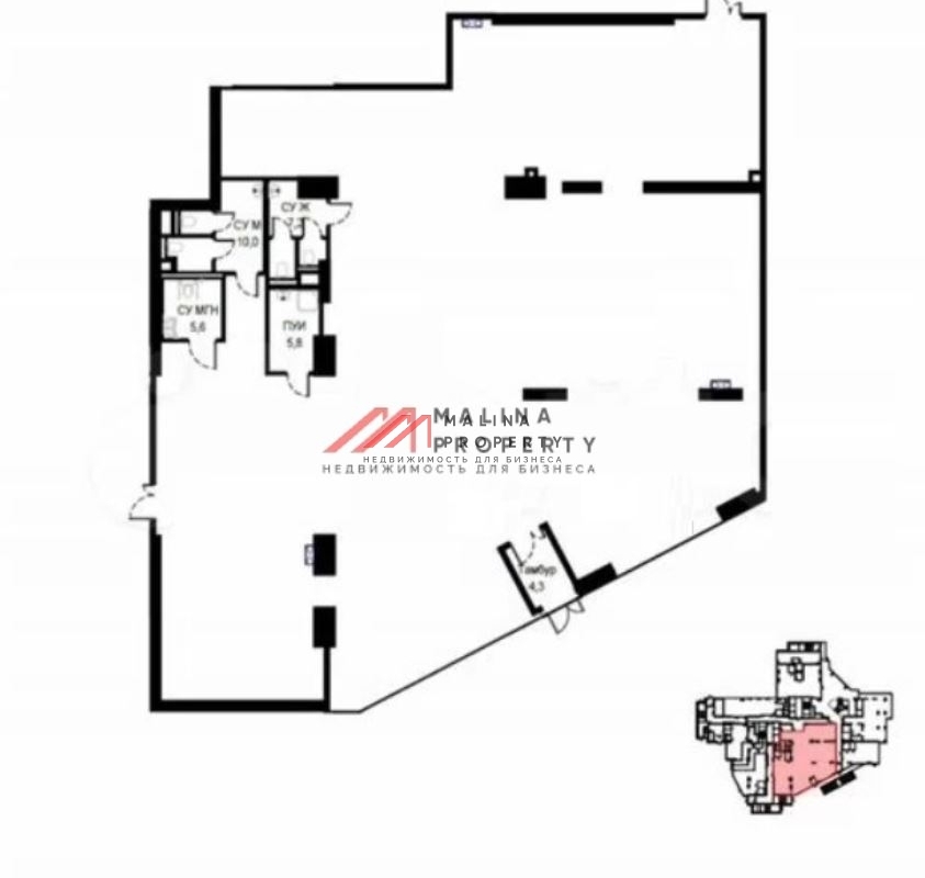Аренда торгового помещения в ЖК Аист