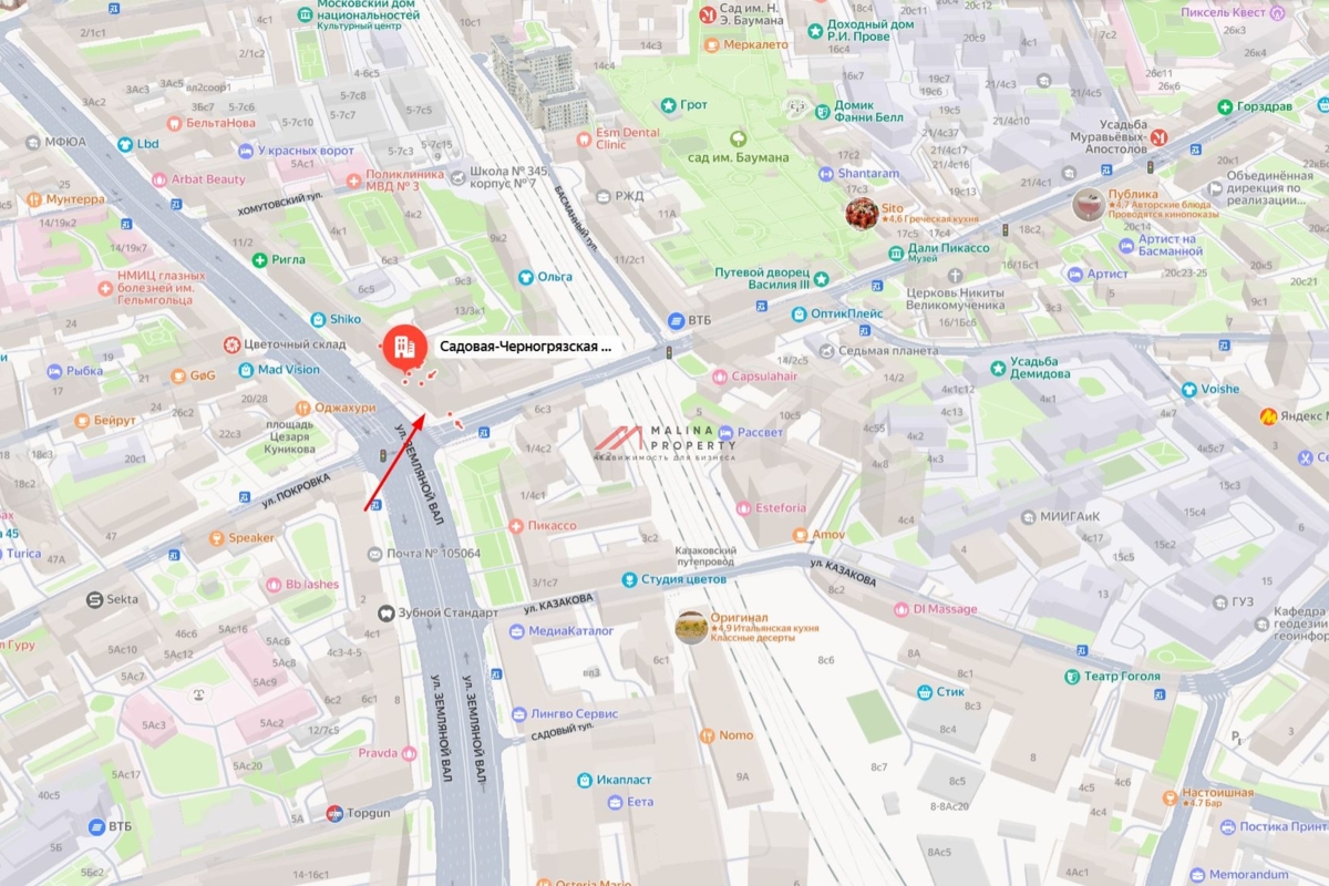 Продажа торгового помещения на Красных воротах