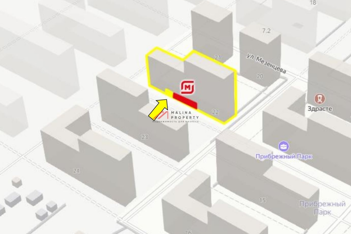 Продажа торгового помещения в ЖК «Прибрежный Парк» 