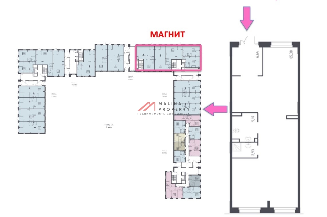 Продажа помещения с арендатором Здесь аптека