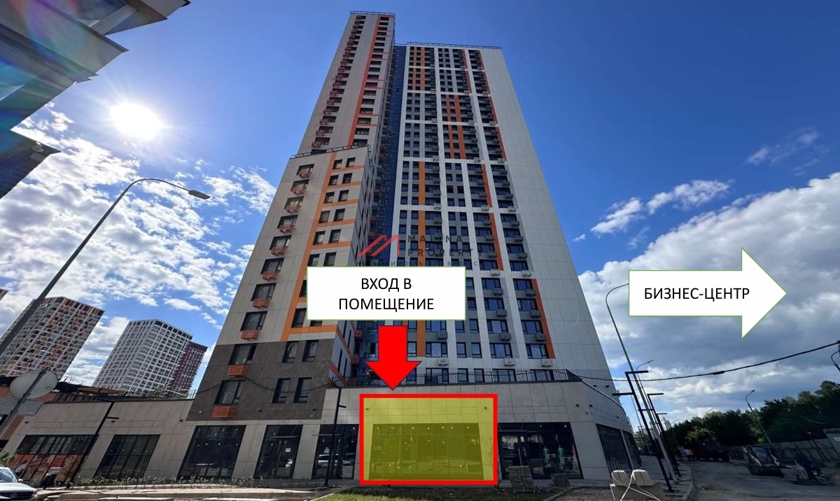 Аренда торгового помещения в ЖК Спутник