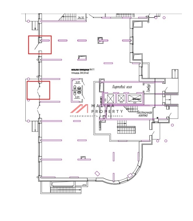 Продажа помещения с супермаркетом Магнит