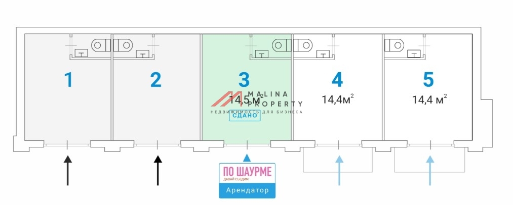 Продажа помещения с арендатором у метро Аэропорт 