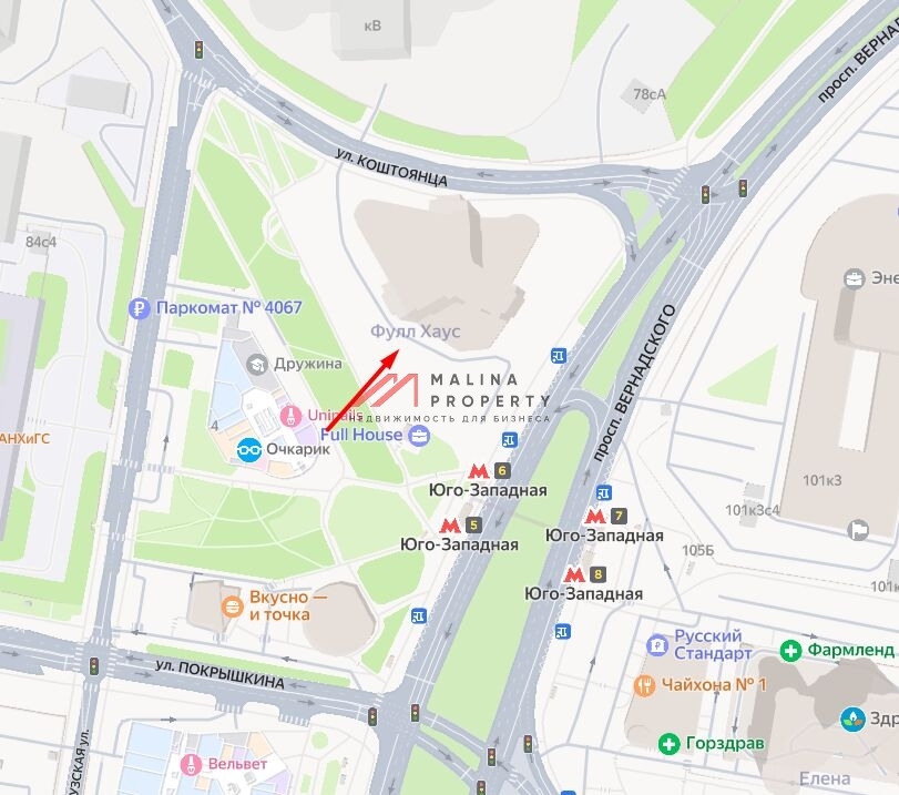 Продажа торгового помещения в жилом комплексе  Full House