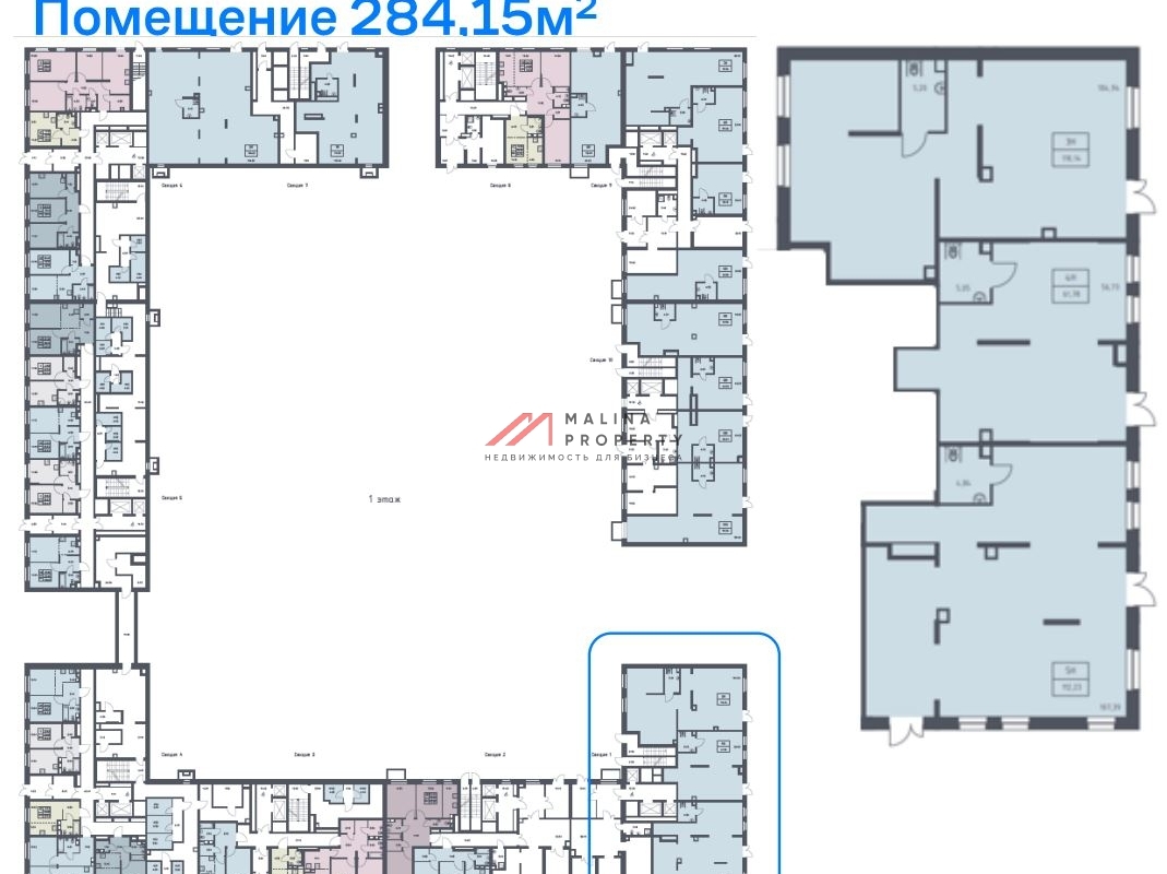 Продажа помещения с магазином Дикси в ЖК Эко Бунино