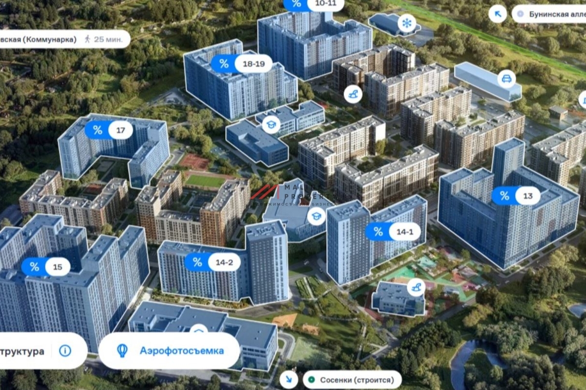 Продажа помещения с магазином Дикси в ЖК Эко Бунино