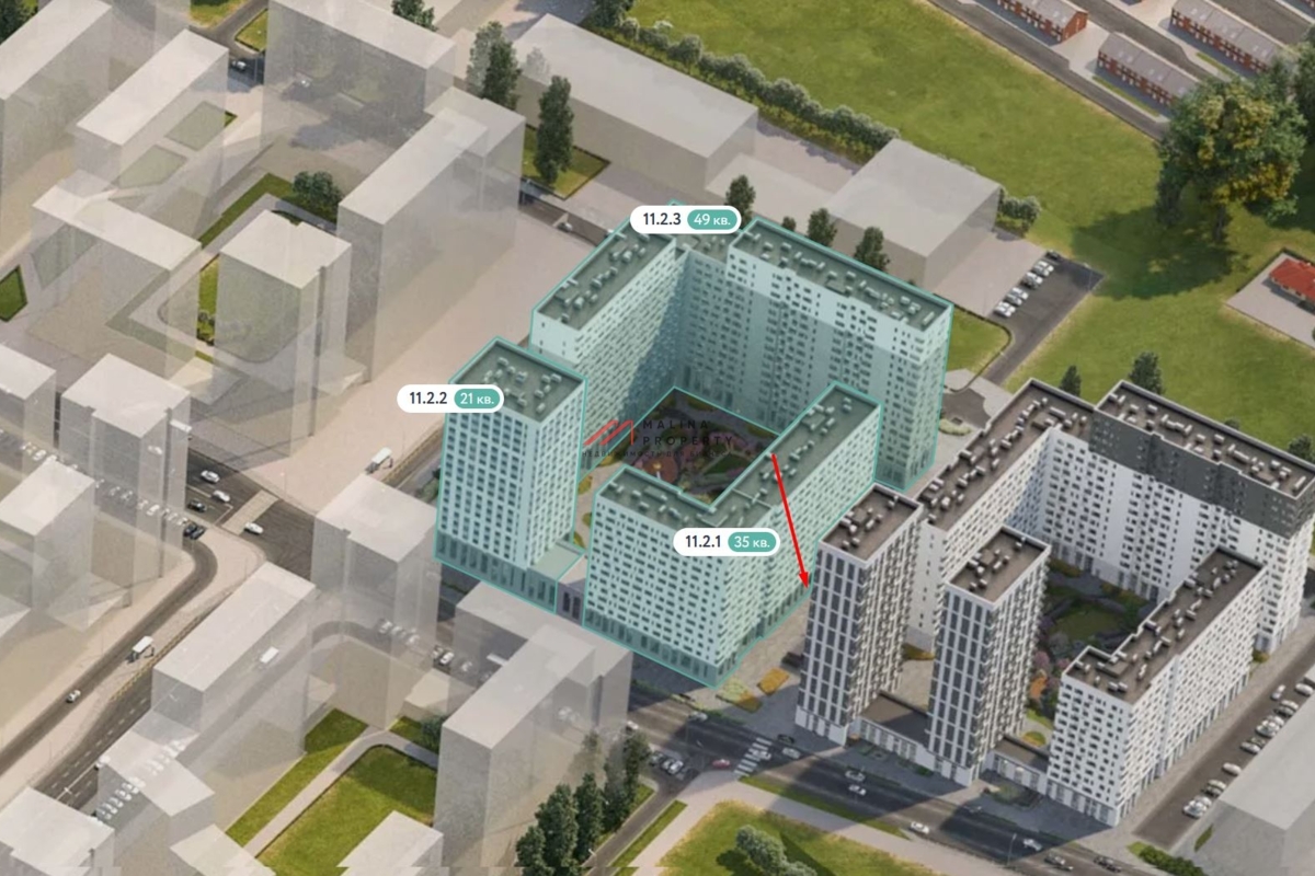 Продажа торгового помещения в жилом комплексе Прокшино