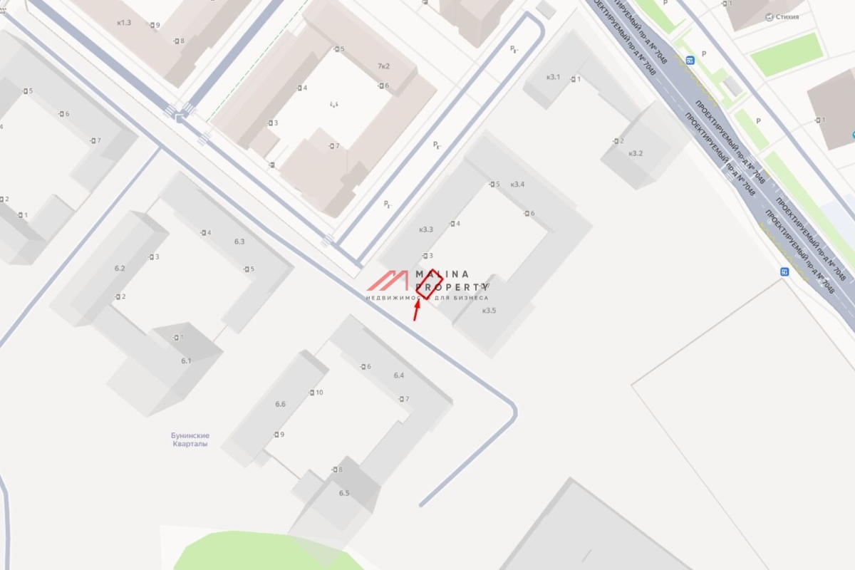 Аренда торгового помещения в ЖК "Бунинские кварталы"