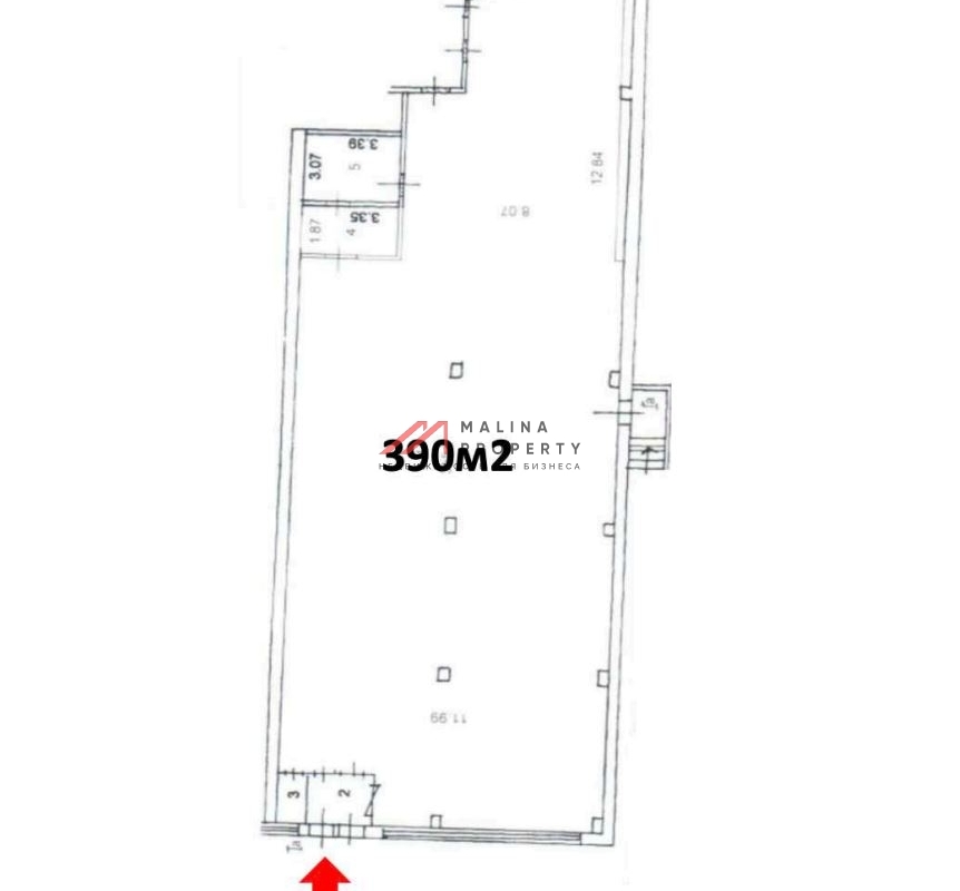 Продажа помещения с супермаркетом "Пятерочка" у метро Алтуфьево