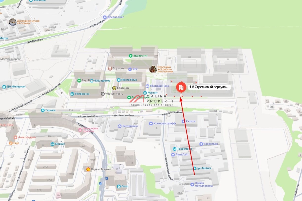 Аренда торгового помещения в ЖК "Мытищи парк" 