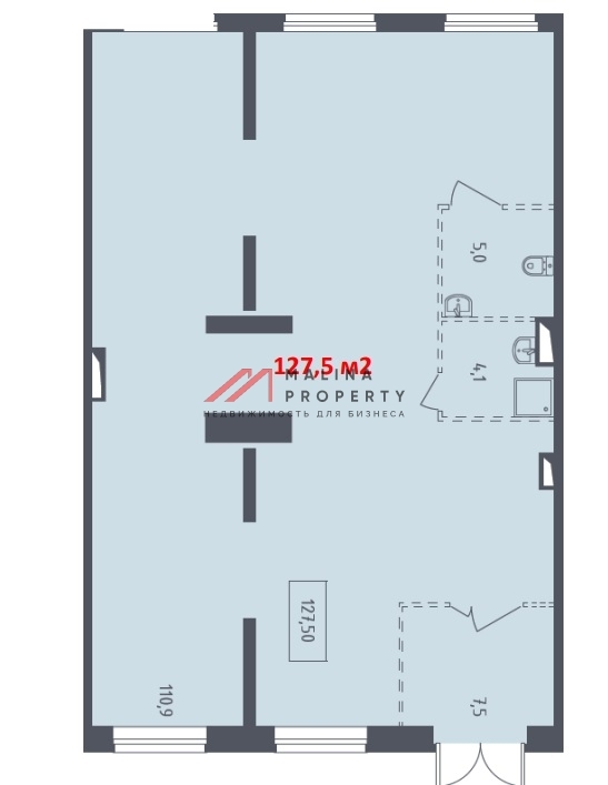 Аренда торгового помещения в ЖК "Мытищи парк" 