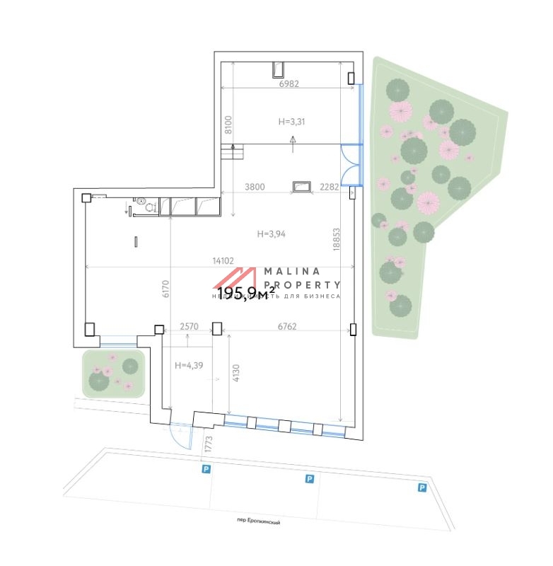 Продажа коммерческого помещения на Парке Культуры 