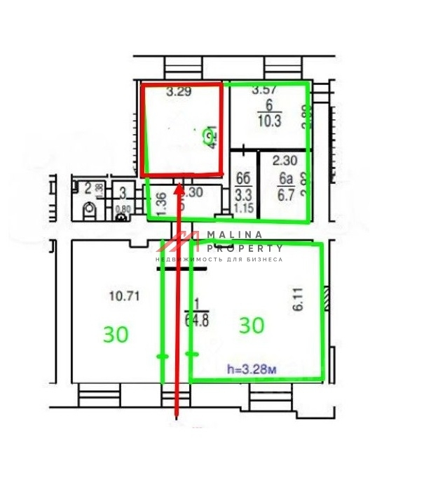 Продажа торгового помещения у метро Сокол 
