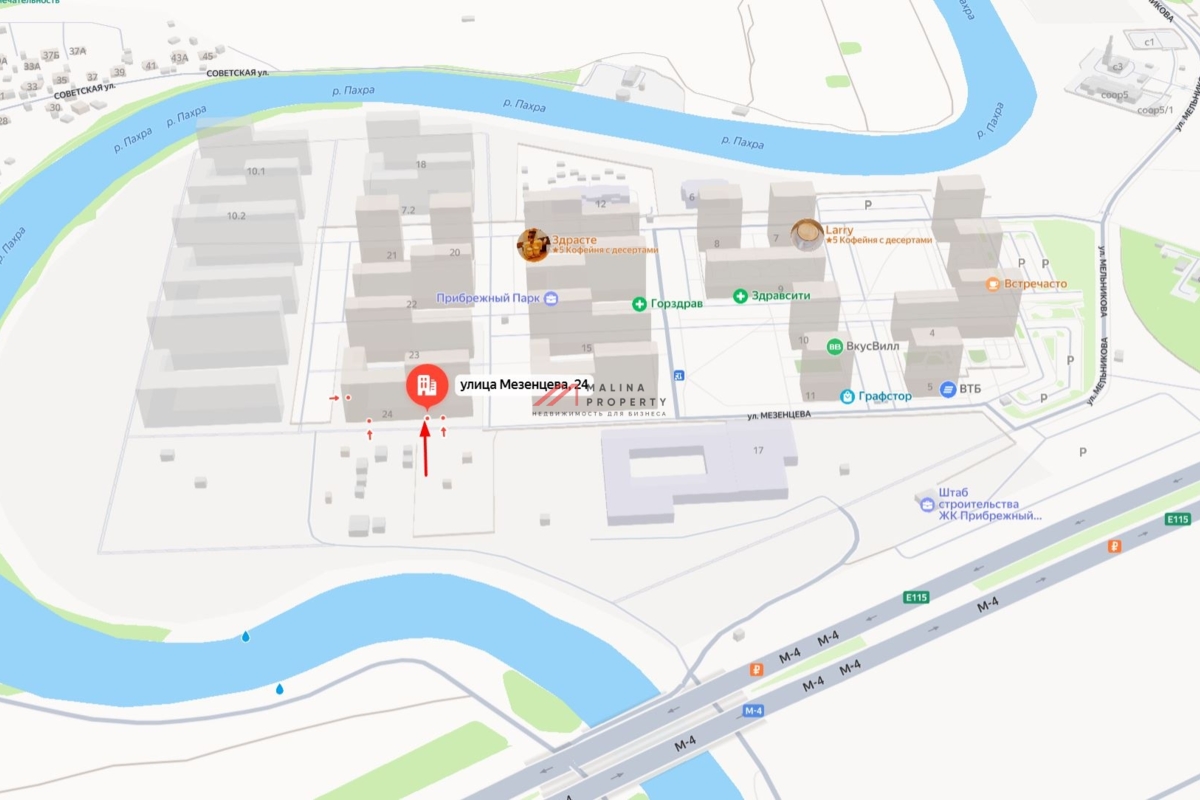 Продажа торгового помещения в ЖК Прибрежный парк