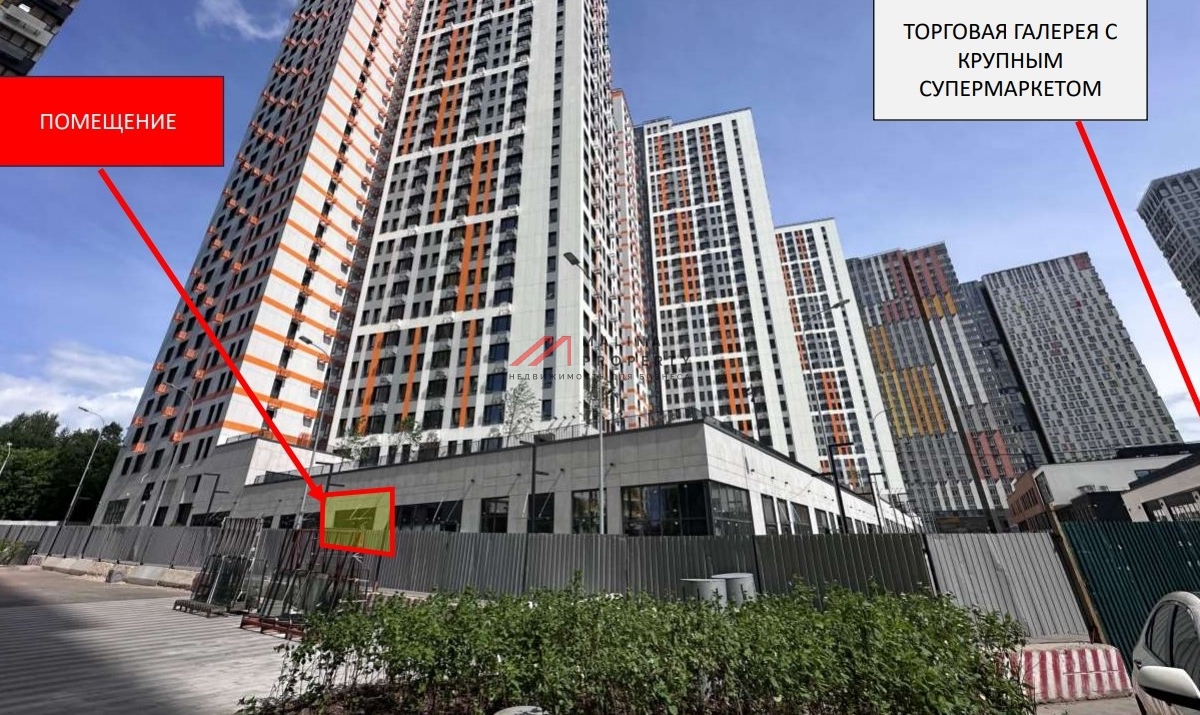 Аренда торгового помещения в ЖК Спутник