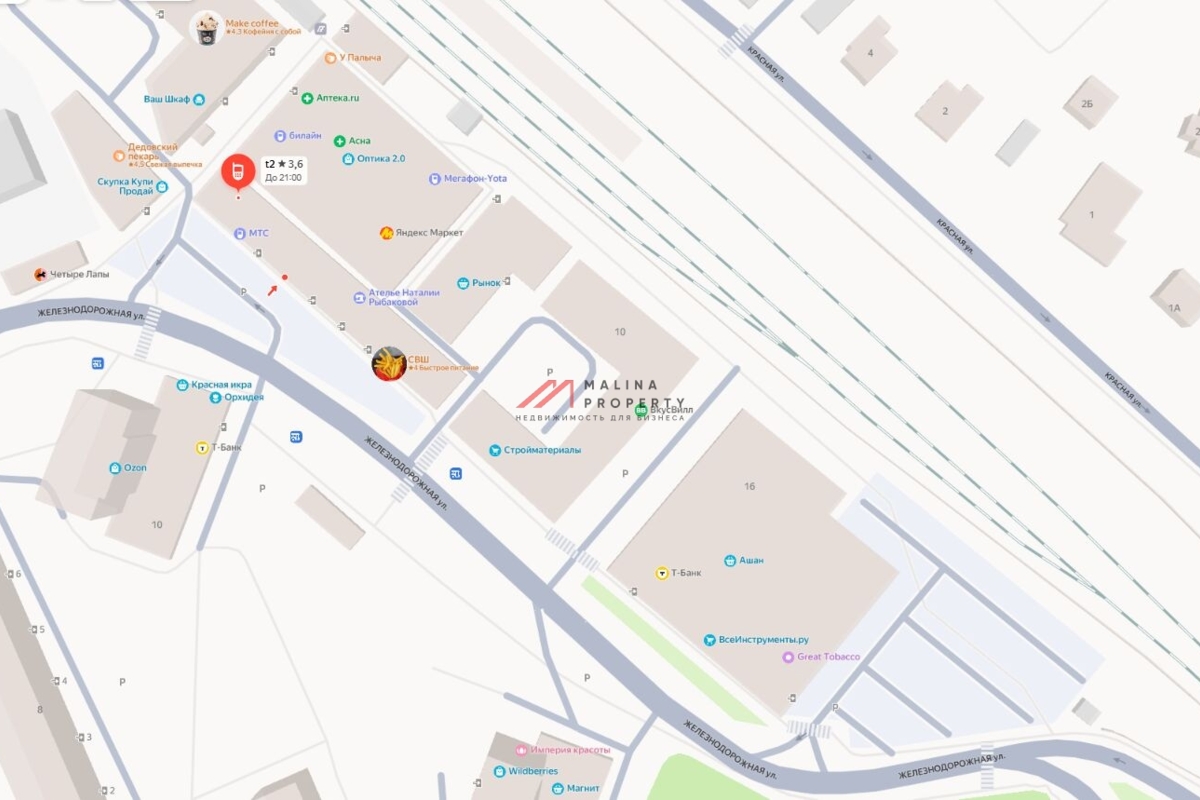 Продажа помещения с арендатором в Дедовске