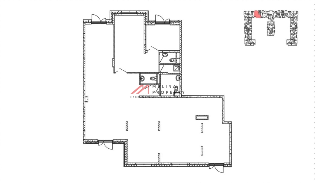 Продажа торгового помещения в жилом комплексе 8 Клёнов