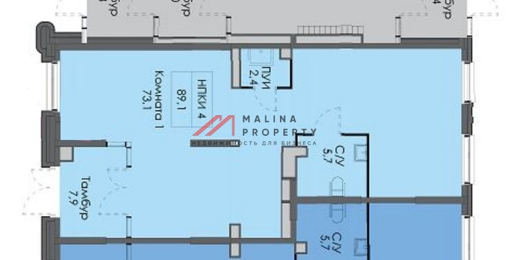 Аренда торгового помещения в ЖК "Яуза Парк" 