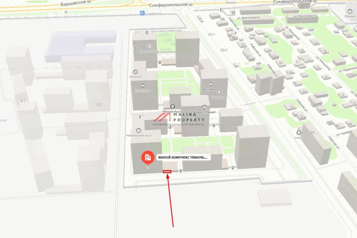 Продажа торгового помещения в ЖК "Никольские луга"