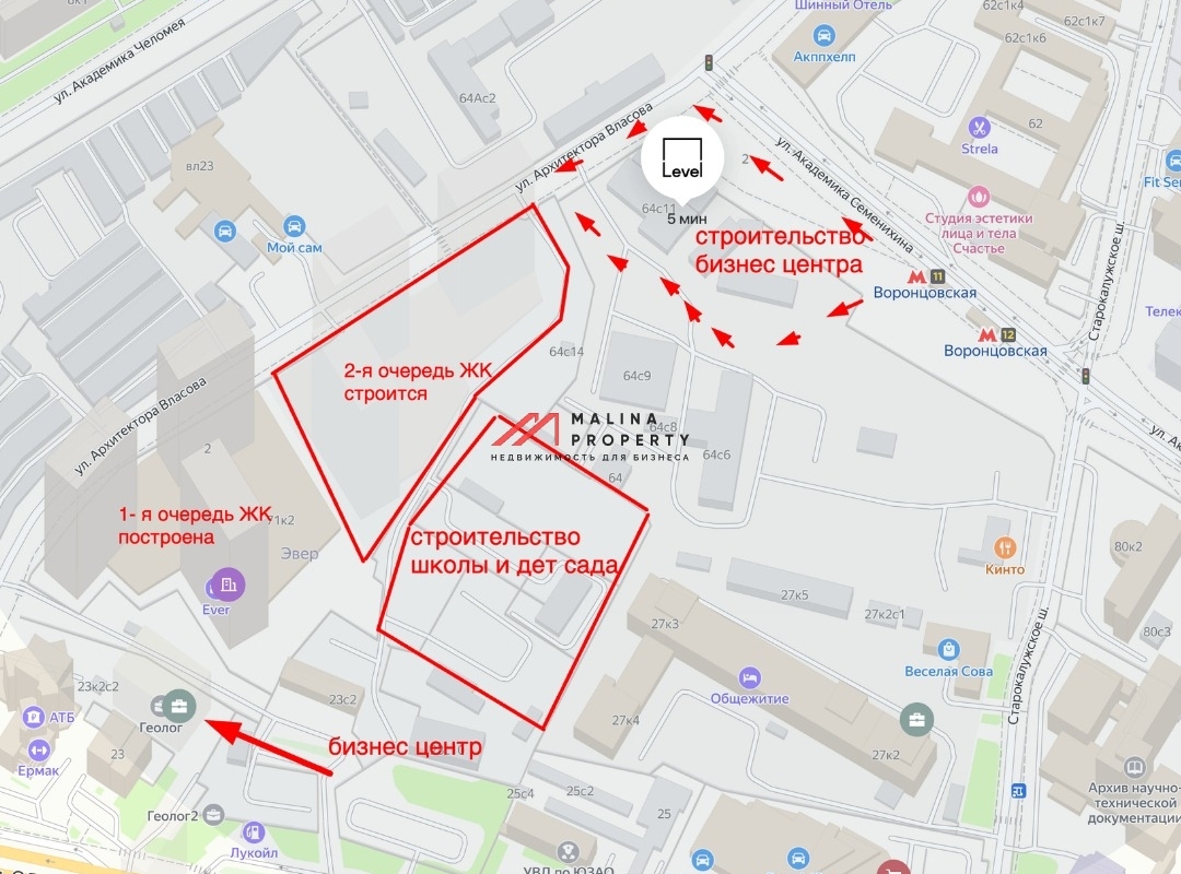 Аренда нежилого помещения в ЖК "EVER-2" 
