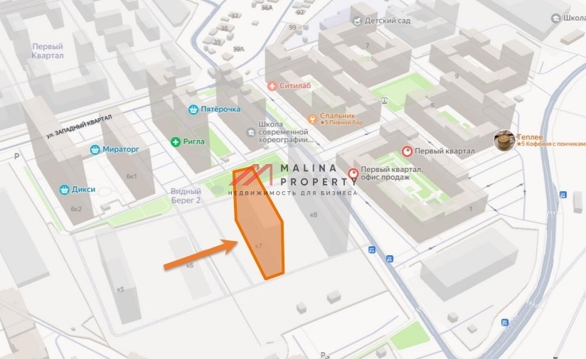 Продажа помещения с арендатором Магнит в ЖК "Видный Берег 2.0"