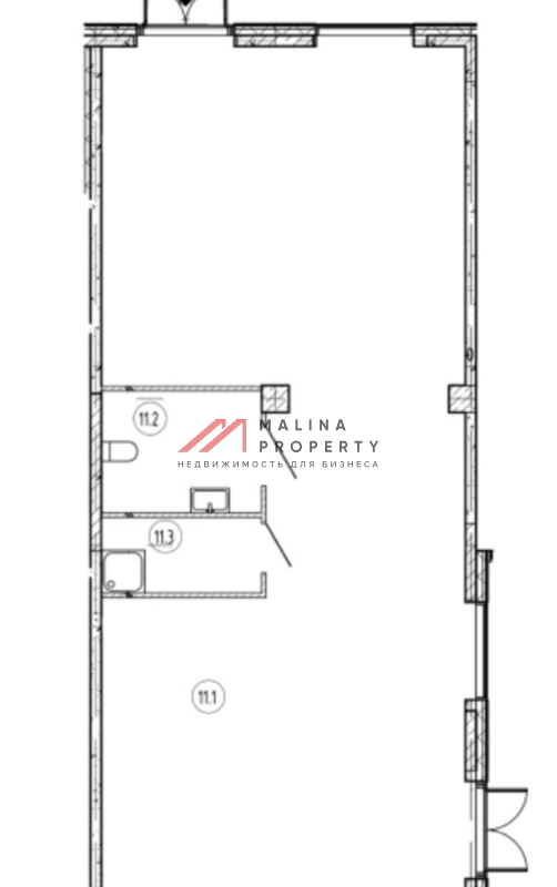 Аренда торгового помещения в ЖК Shagal